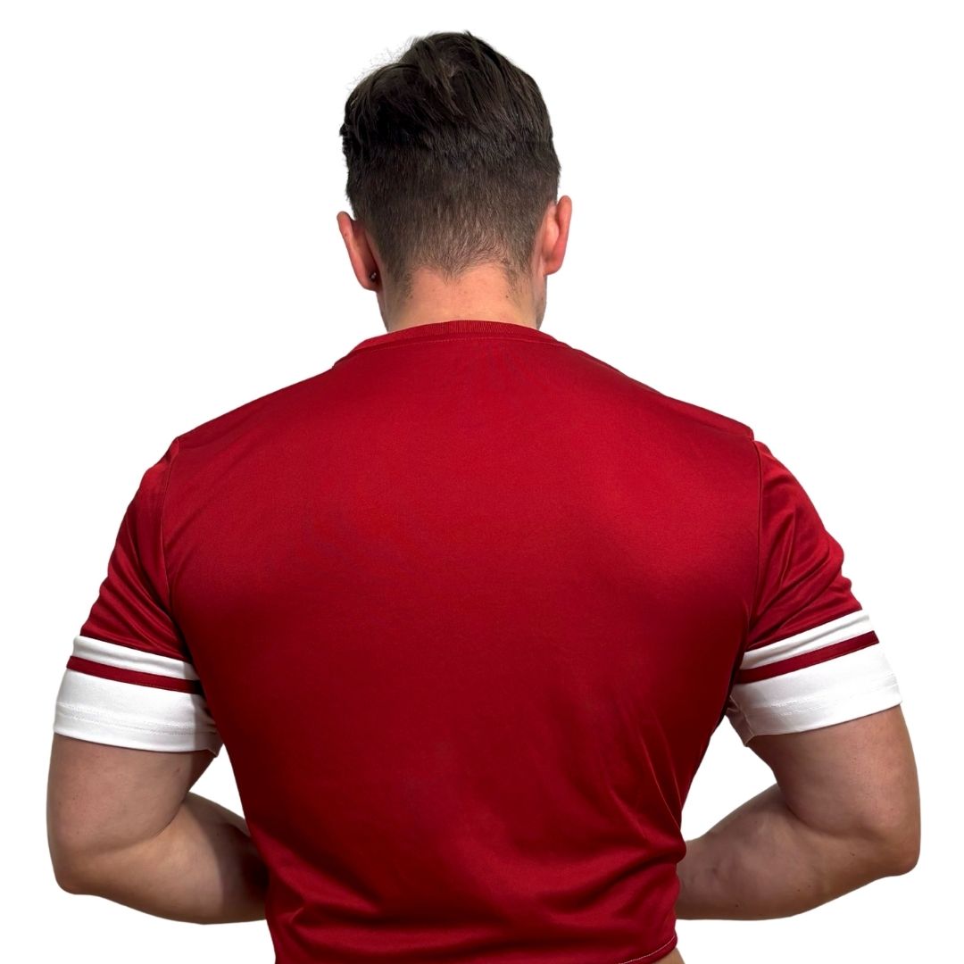 Adidas Neo Red Short Sleeve Crop Top