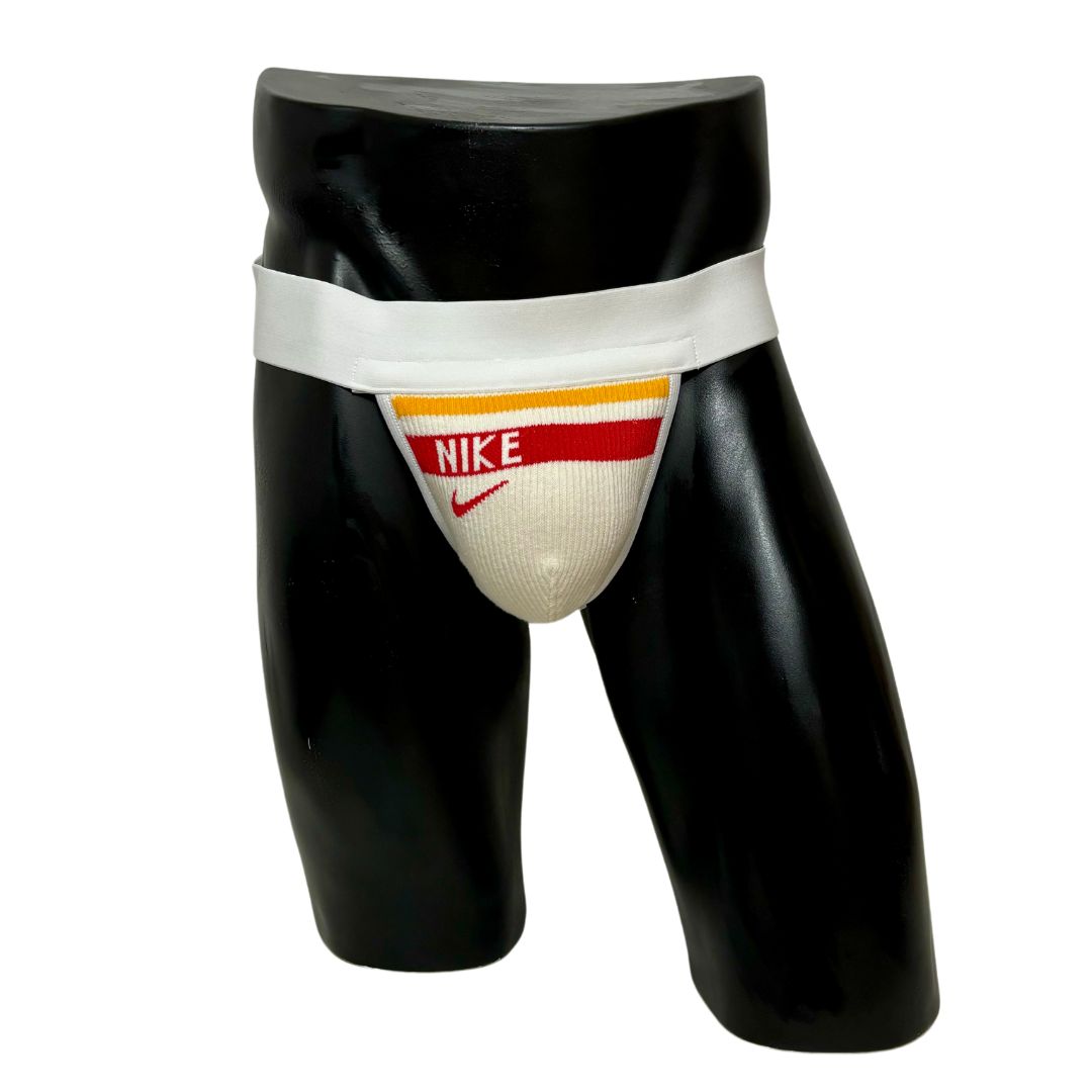 Nike Retro Orange/Red Logo Socks Jockstrap/Thong