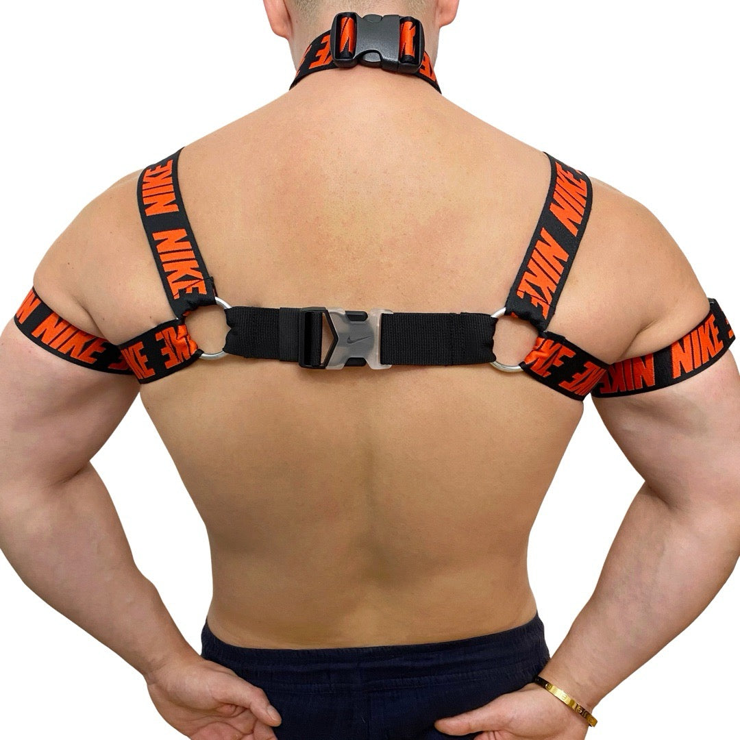 Nike Air Max ORANGE Harness, Choker and Arm Bands SET