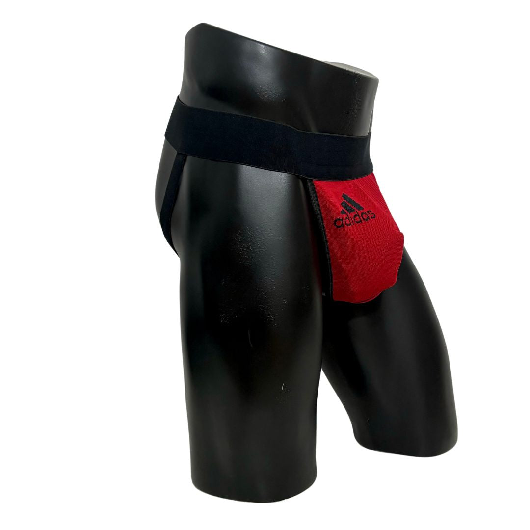 Adidas Sport Blood Red Socks Jockstrap/Thong