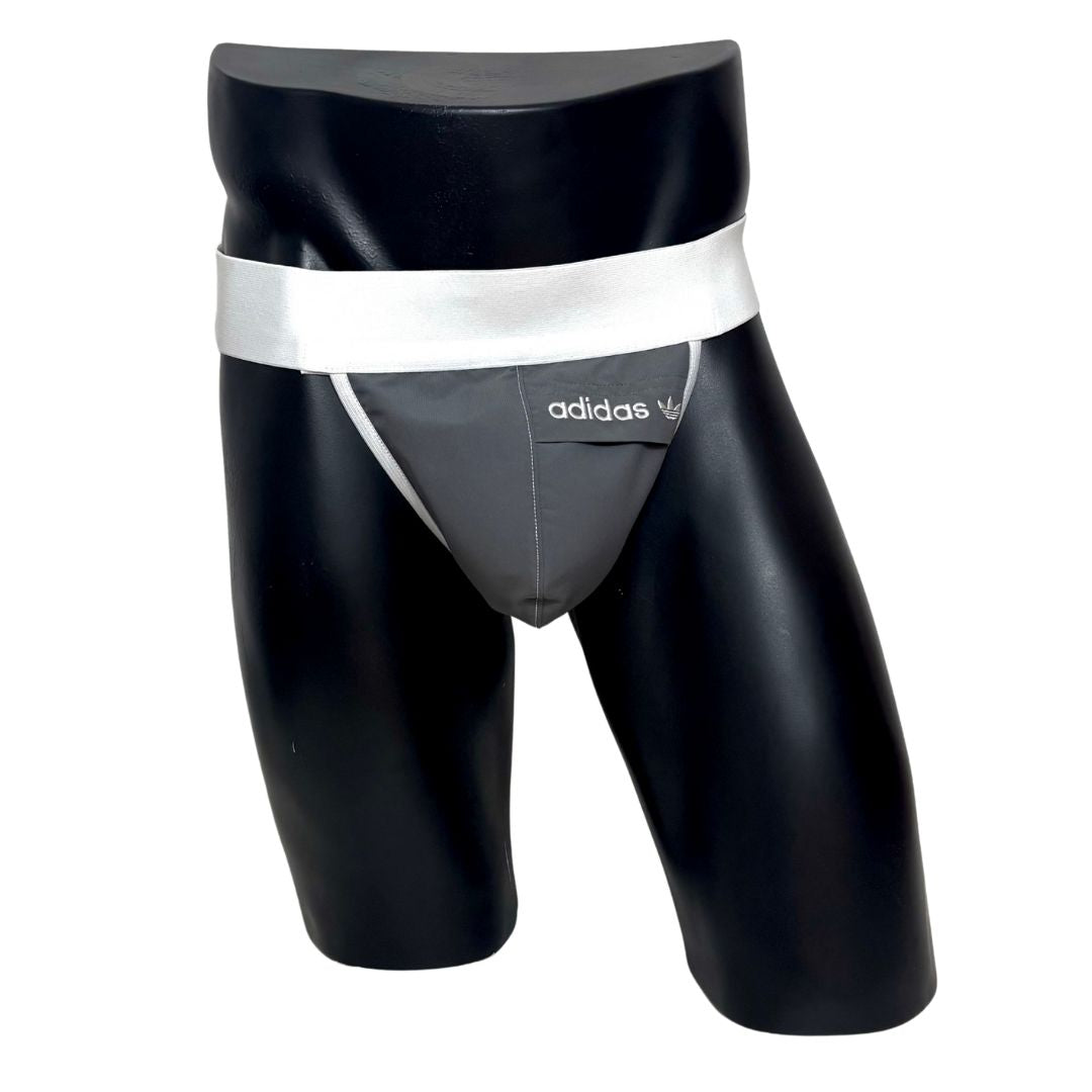 Adidas Originals Side Logo Gray Jockstrap/Thong