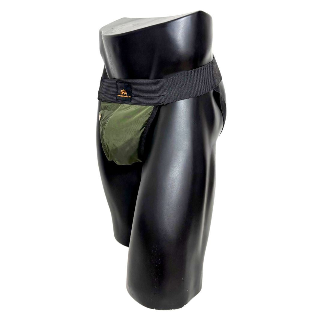 Alpha Industries Olive Green Pocket Jockstrap/Thong