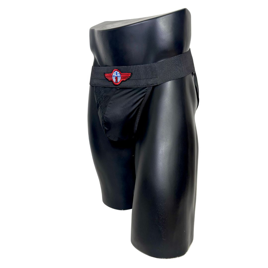 Alpha Industries Black ACE Emblem Jockstrap/Thong