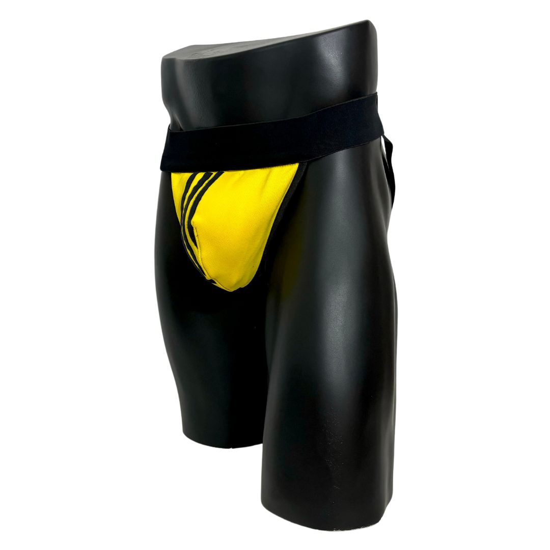 Adidas Originals Three Stripes Yellow Socks Jockstrap/Thong