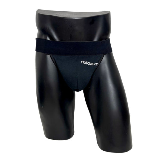 Adidas Originals Logo Black Jockstrap/Thong