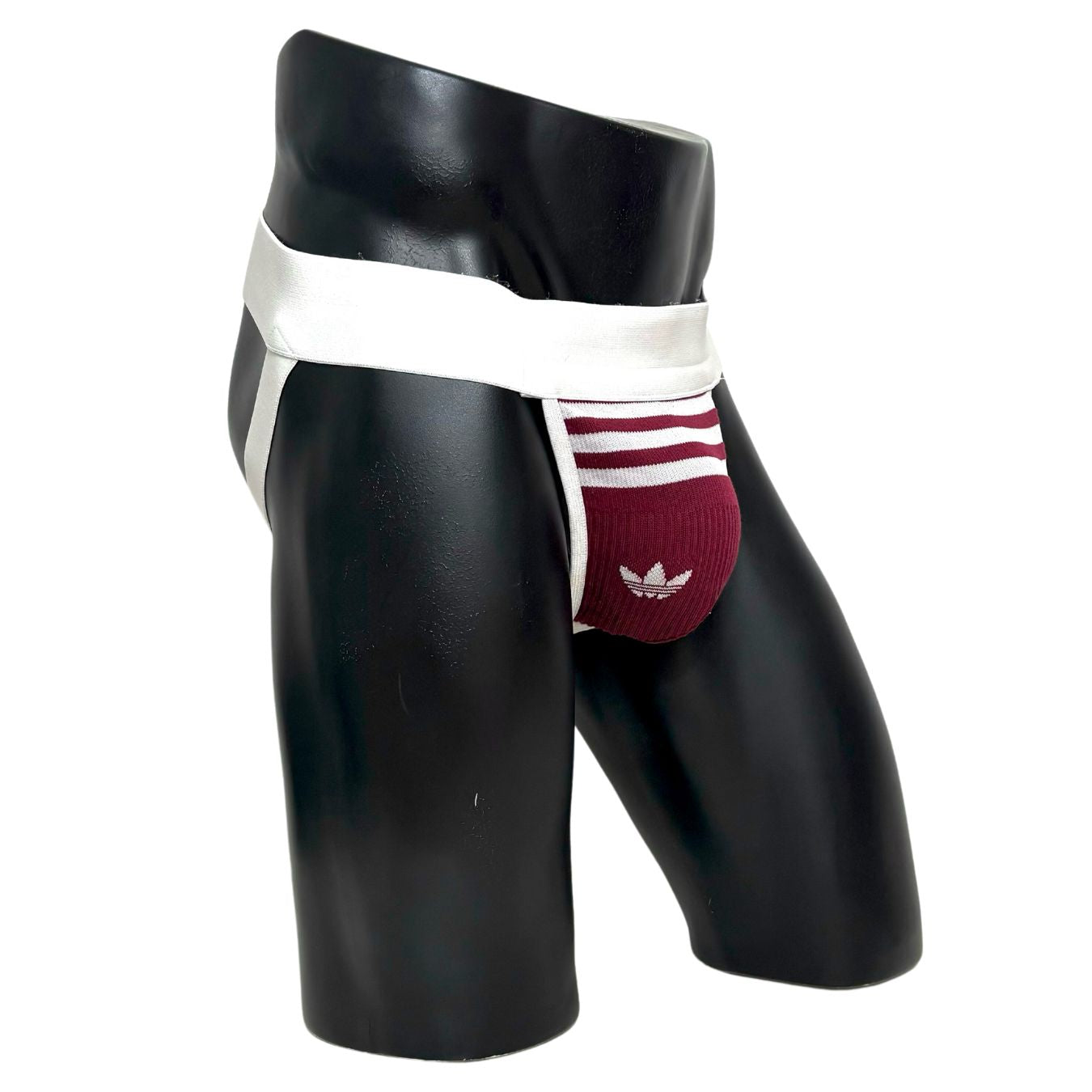 Adidas Originals Burgundy Socks Jockstrap/Thong