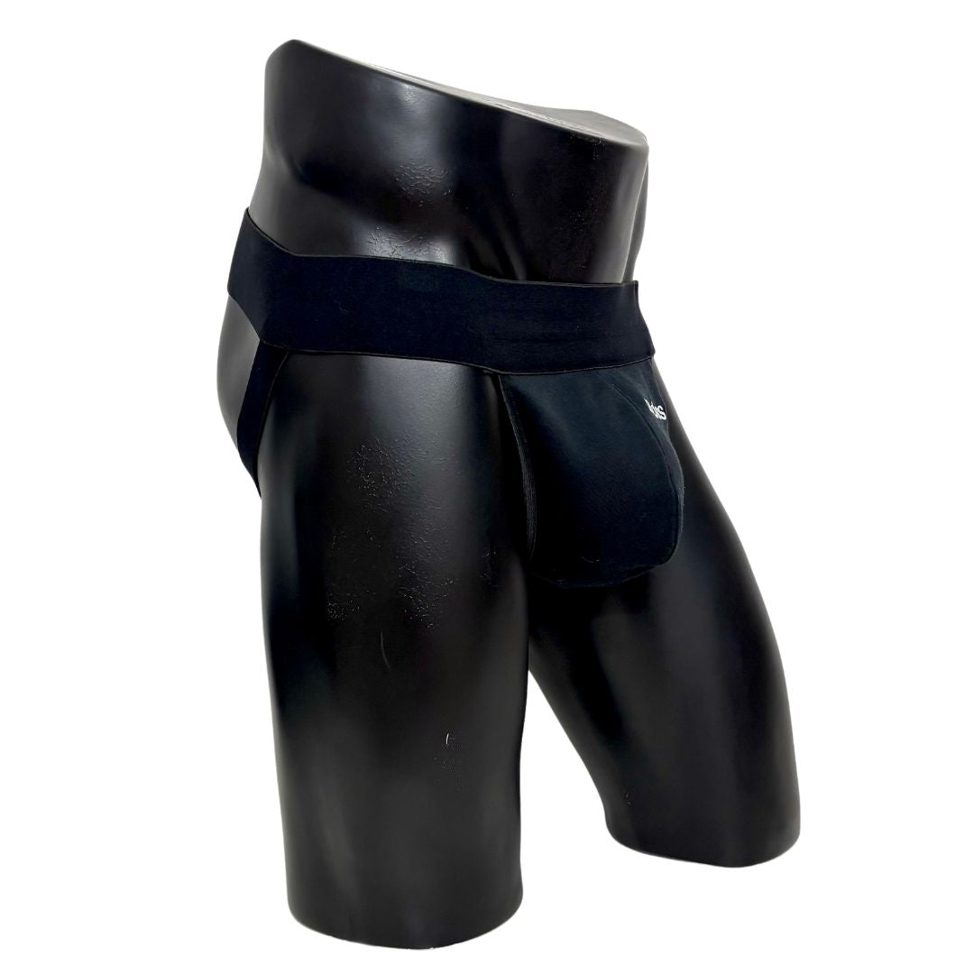 Adidas Originals Logo Black Jockstrap/Thong