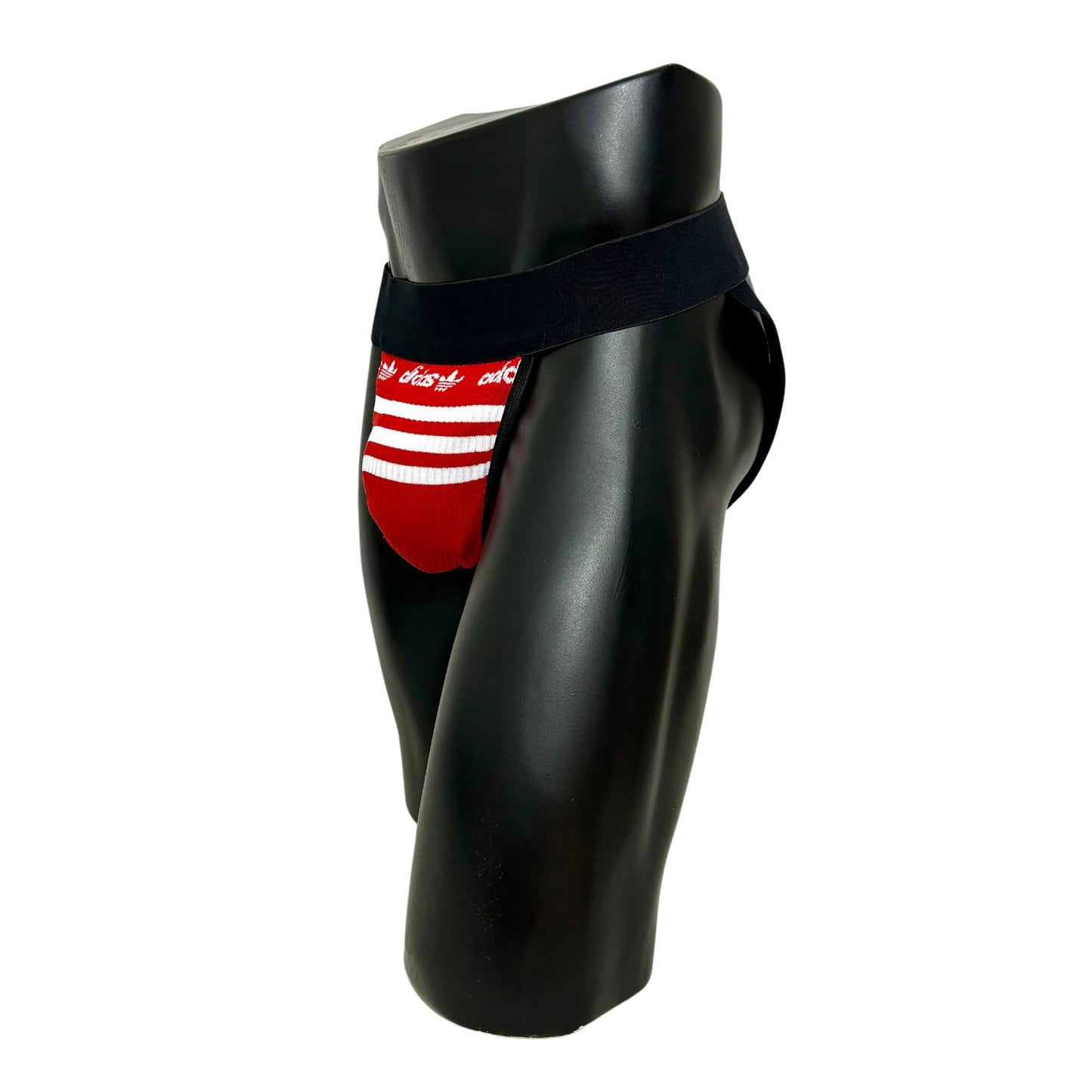 Adidas Originals Red Logo Socks Jockstrap/Thong