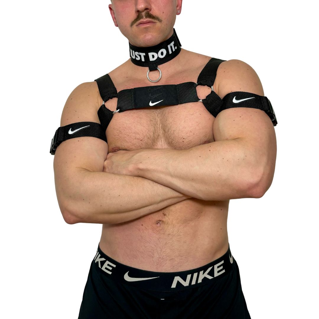 Nike Just Do It Harness, Choker and Arm Bands SET