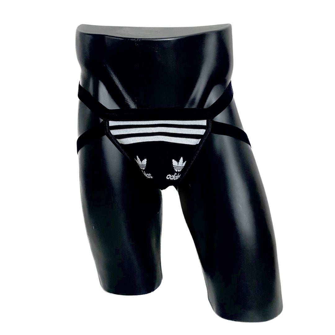Adidas Originals Black Socks Jockstrap/Thong 2.0