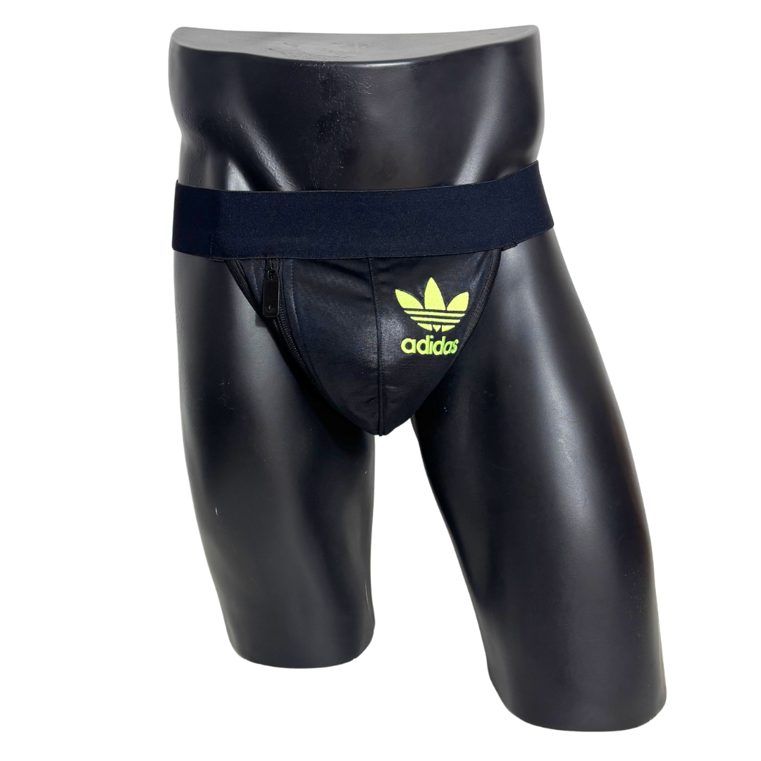 Adidas Chile 62 Neon Green Originals Logo Jockstrap/Thong