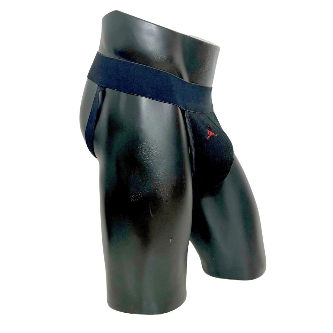Nike Jordan Black Socks Jockstrap/Thong