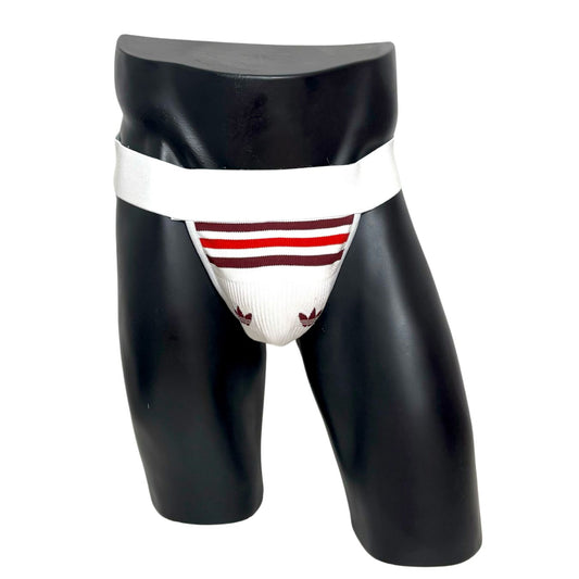 Adidas Originals Burgundy/Red Socks Jockstrap/Thong