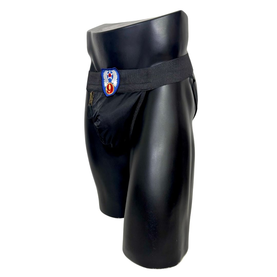 Alpha Industries Black 9 Emblem Pocket Jockstrap/Thong