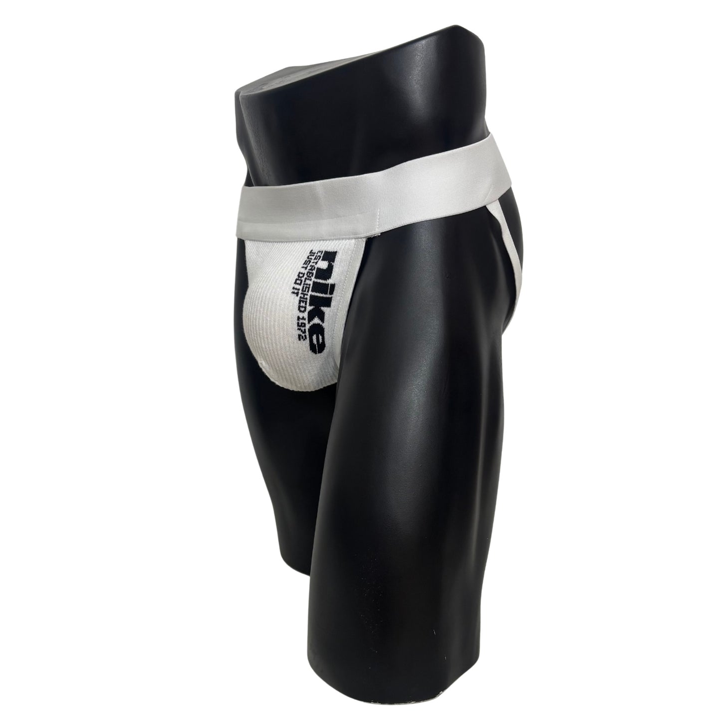 Nike Just Do It Side Logo White Socks Jockstrap/Thong