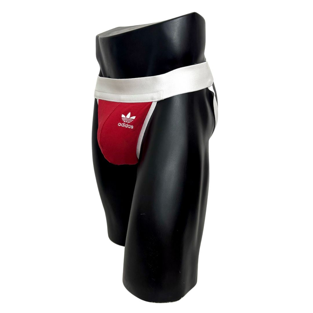 Adidas Originals Basics Logo Red Jockstrap/Thong