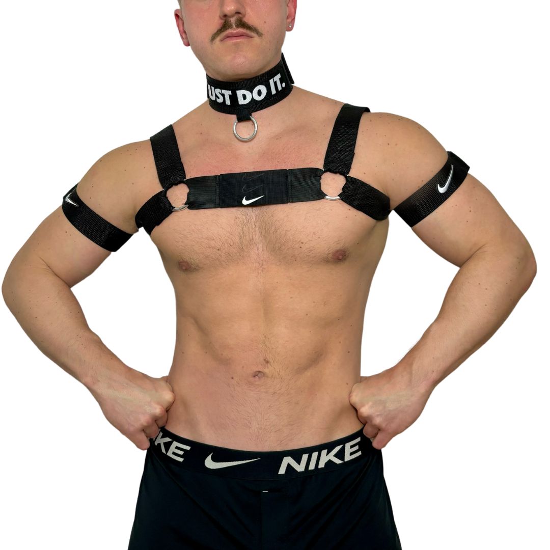 Nike Just Do It Harness, Choker and Arm Bands SET