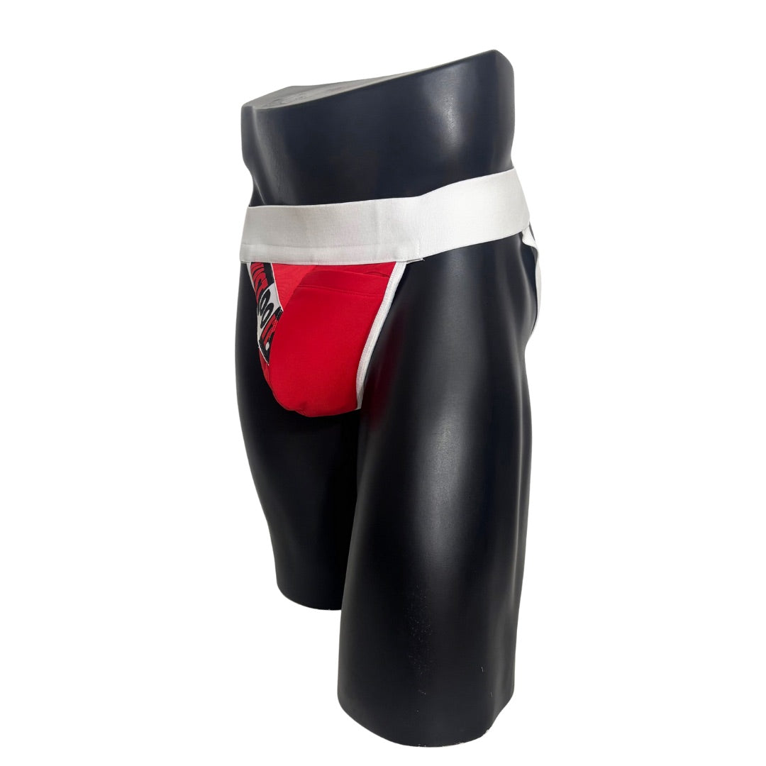 Nike Just Do It Red Pocket Jockstrap/Thong