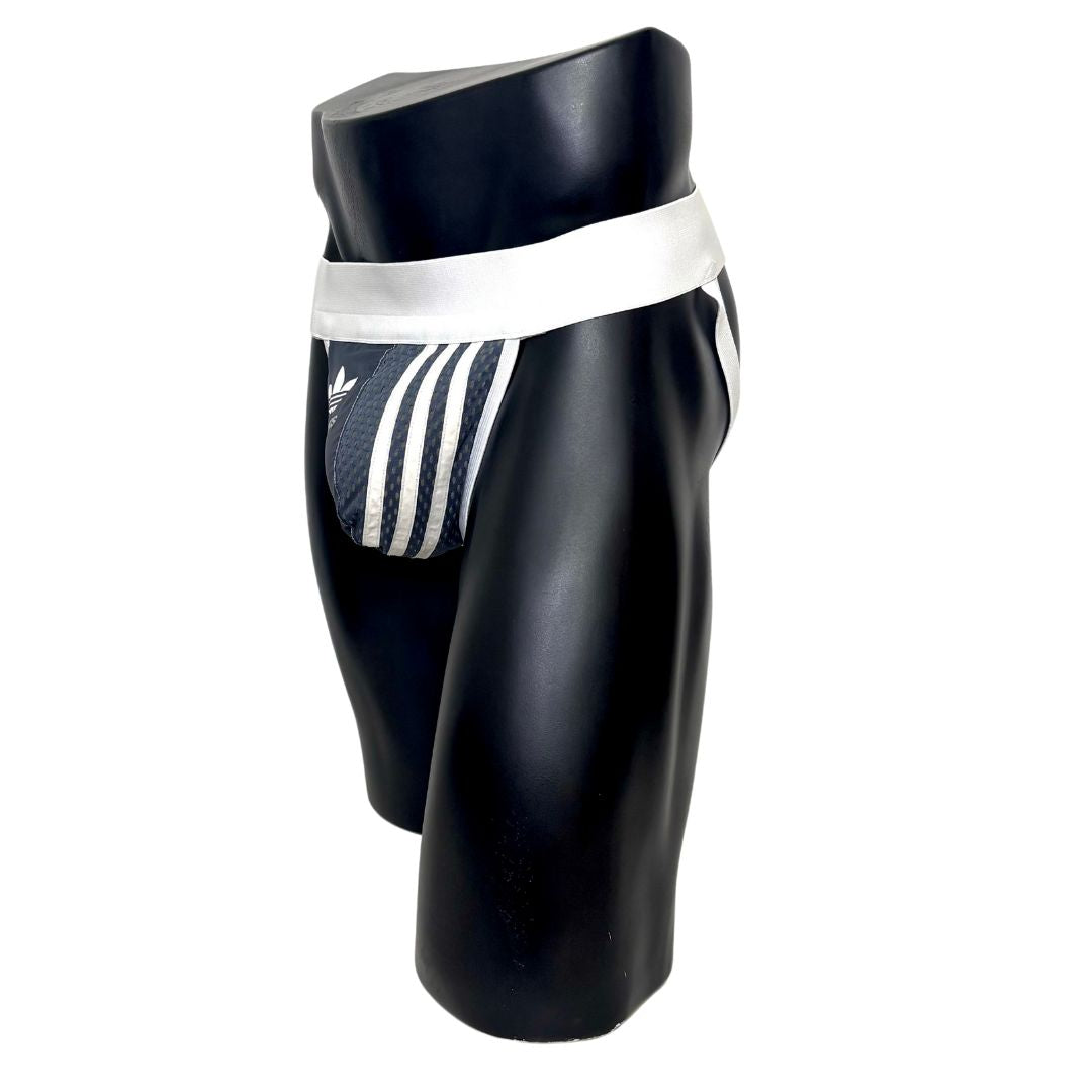 Adidas 3 Stripes Dark Gray Jockstrap/Thong