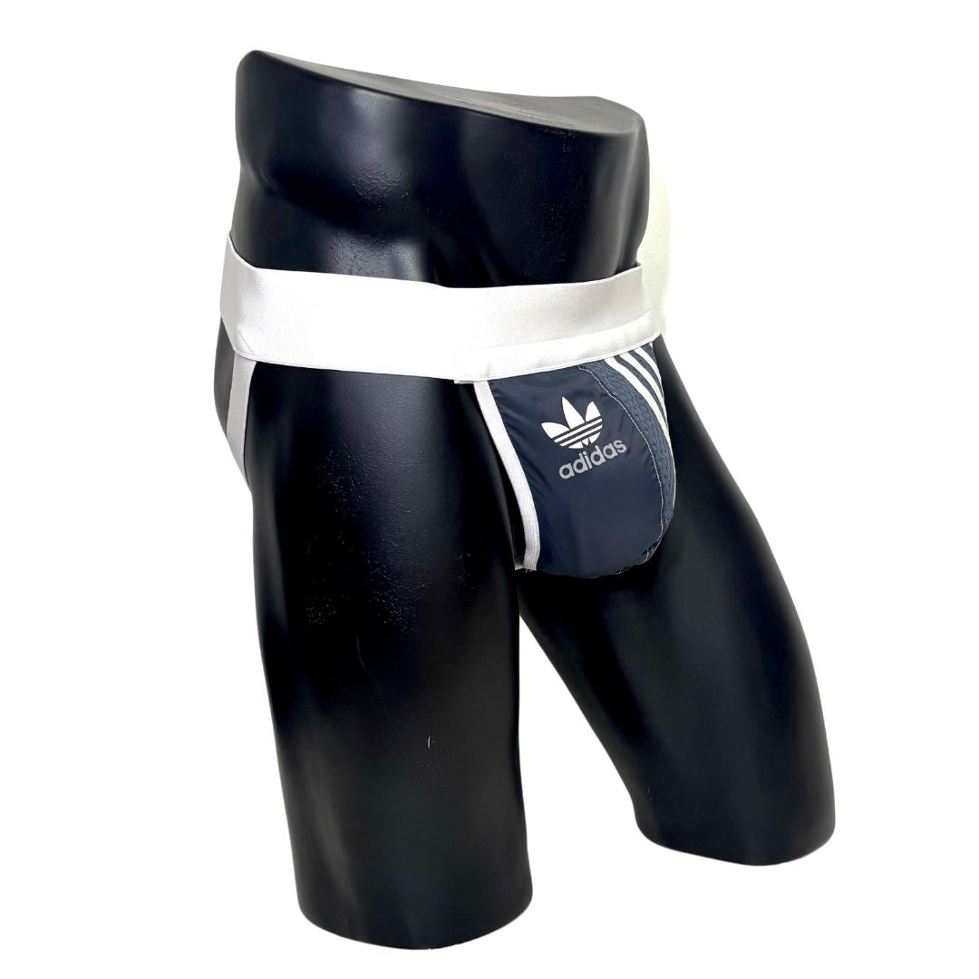 Adidas 3 Stripes Dark Gray Jockstrap/Thong