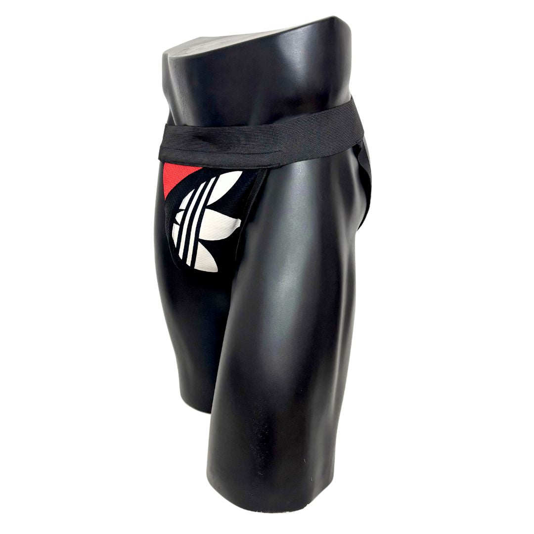 Adidas Originals Side Logo Black/Red Jockstrap/Thong