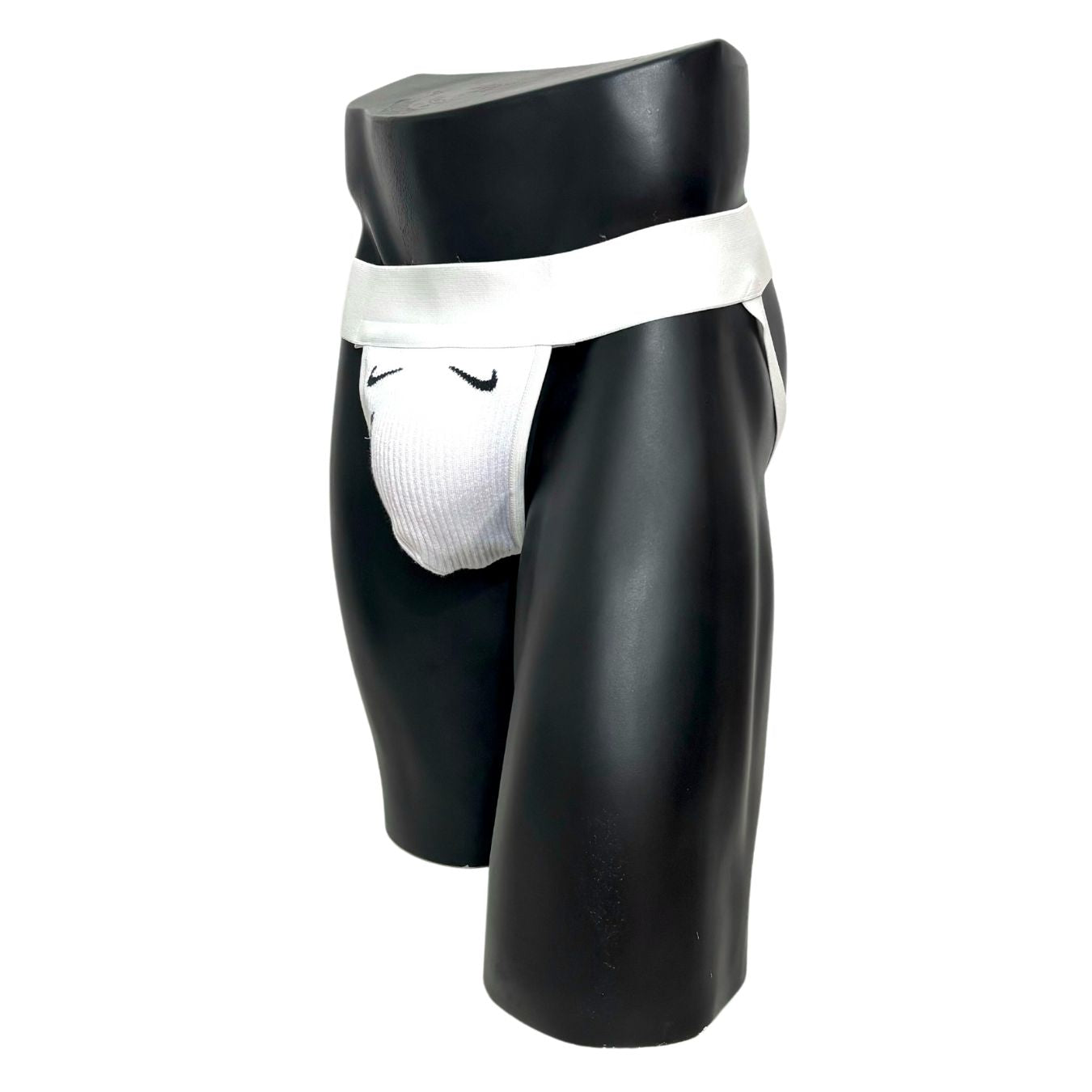 Nike Soccer Barcelona White Socks Jockstrap/Thong