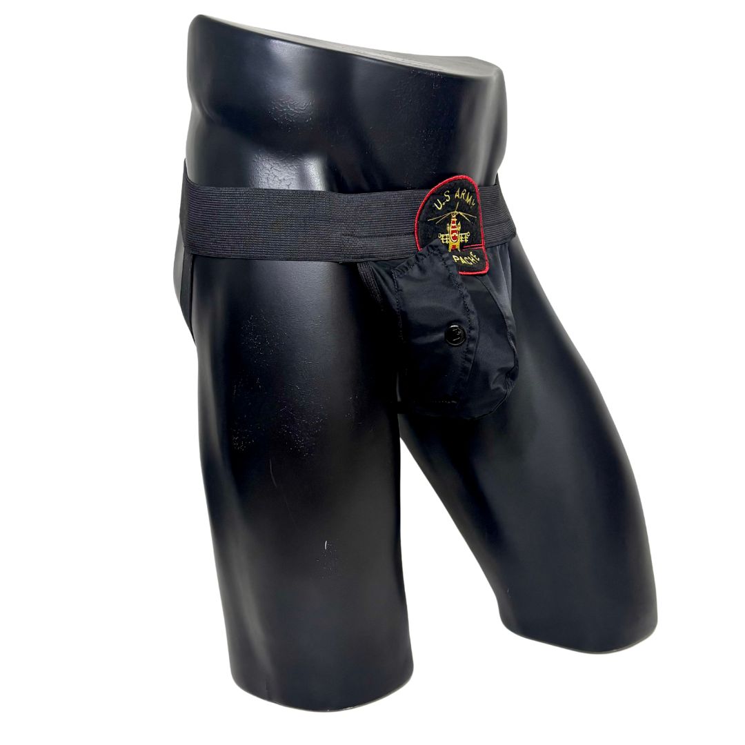 Alpha Industries Black Pocket Jockstrap/Thong