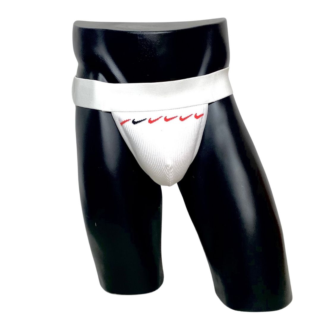 Nike Vintage Red/Black Swoosh Socks Jockstrap/Thong