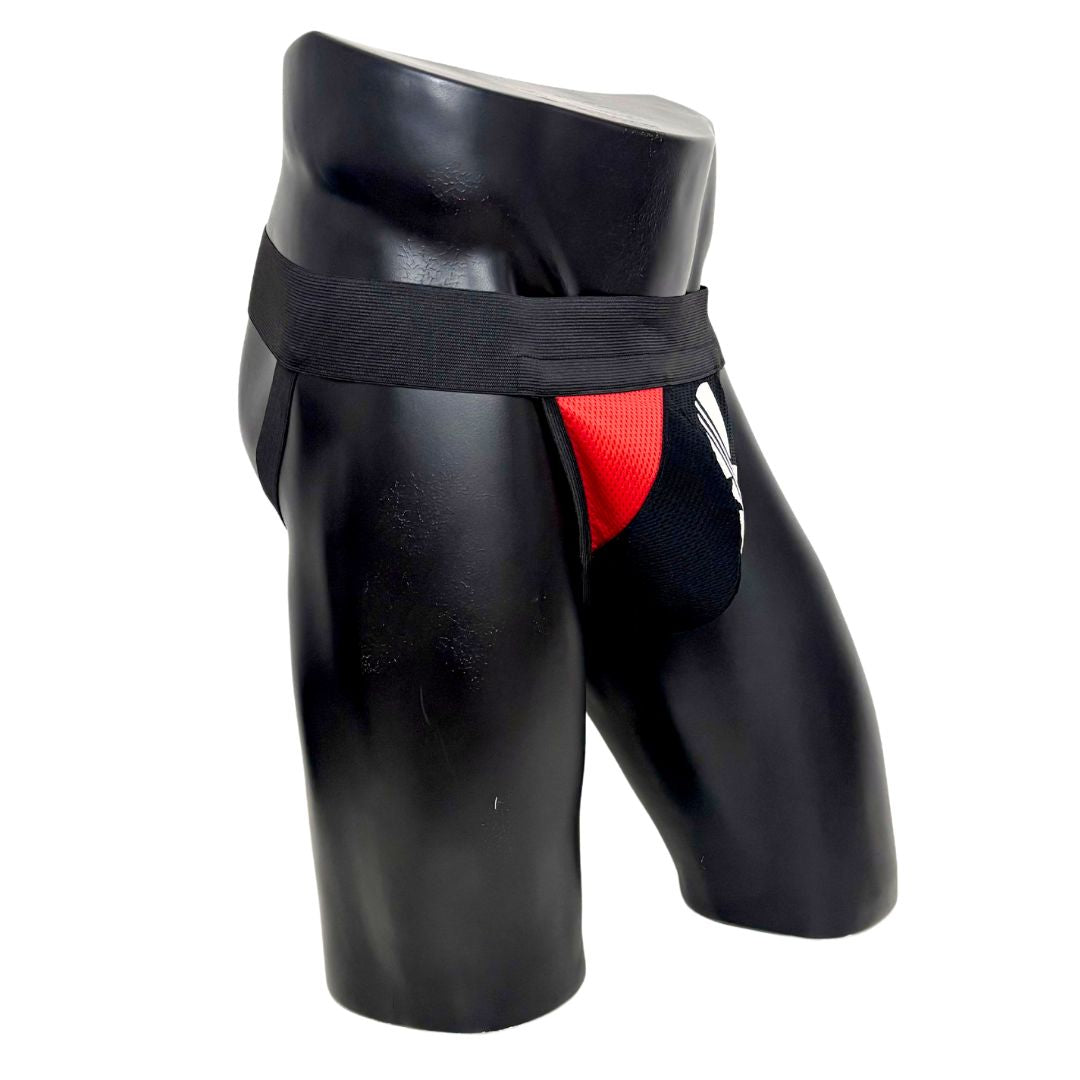 Adidas Originals Side Logo Black/Red Jockstrap/Thong