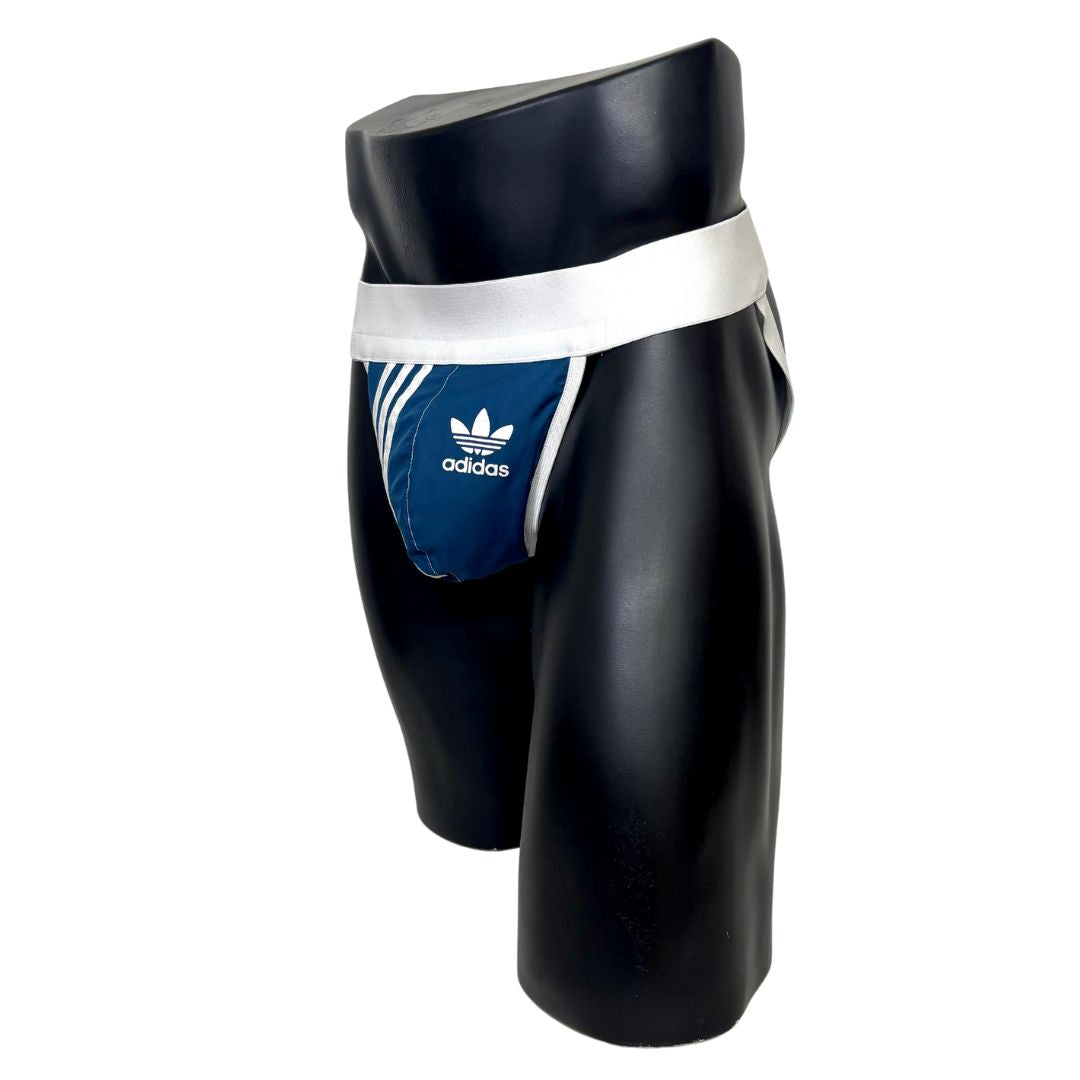 Adidas 3 Stripes Navy Blue Jockstrap/Thong