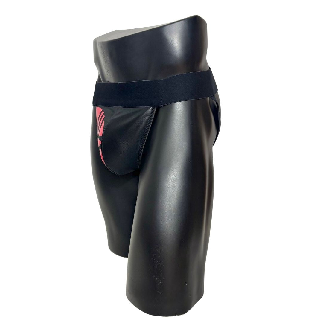 Adidas Originals Side Logo Black/Red Jockstrap/Thong 2.0