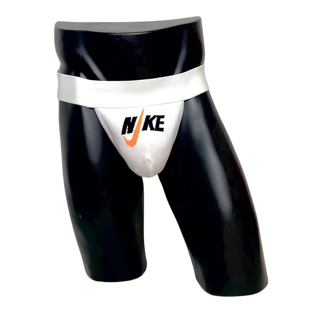 Nike Vintage Orange Swoosh Socks Jockstrap/Thong