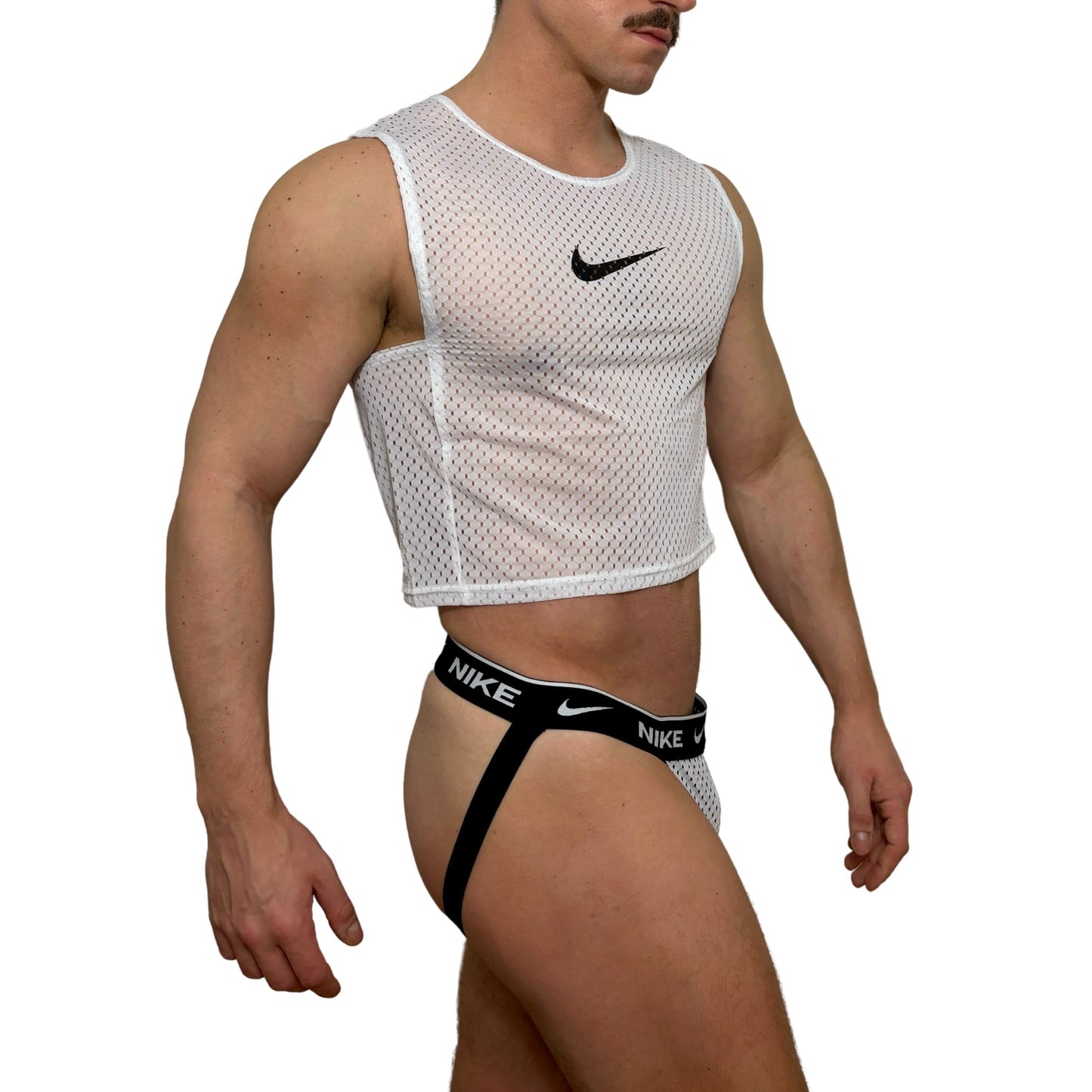 Nike White Mesh Look