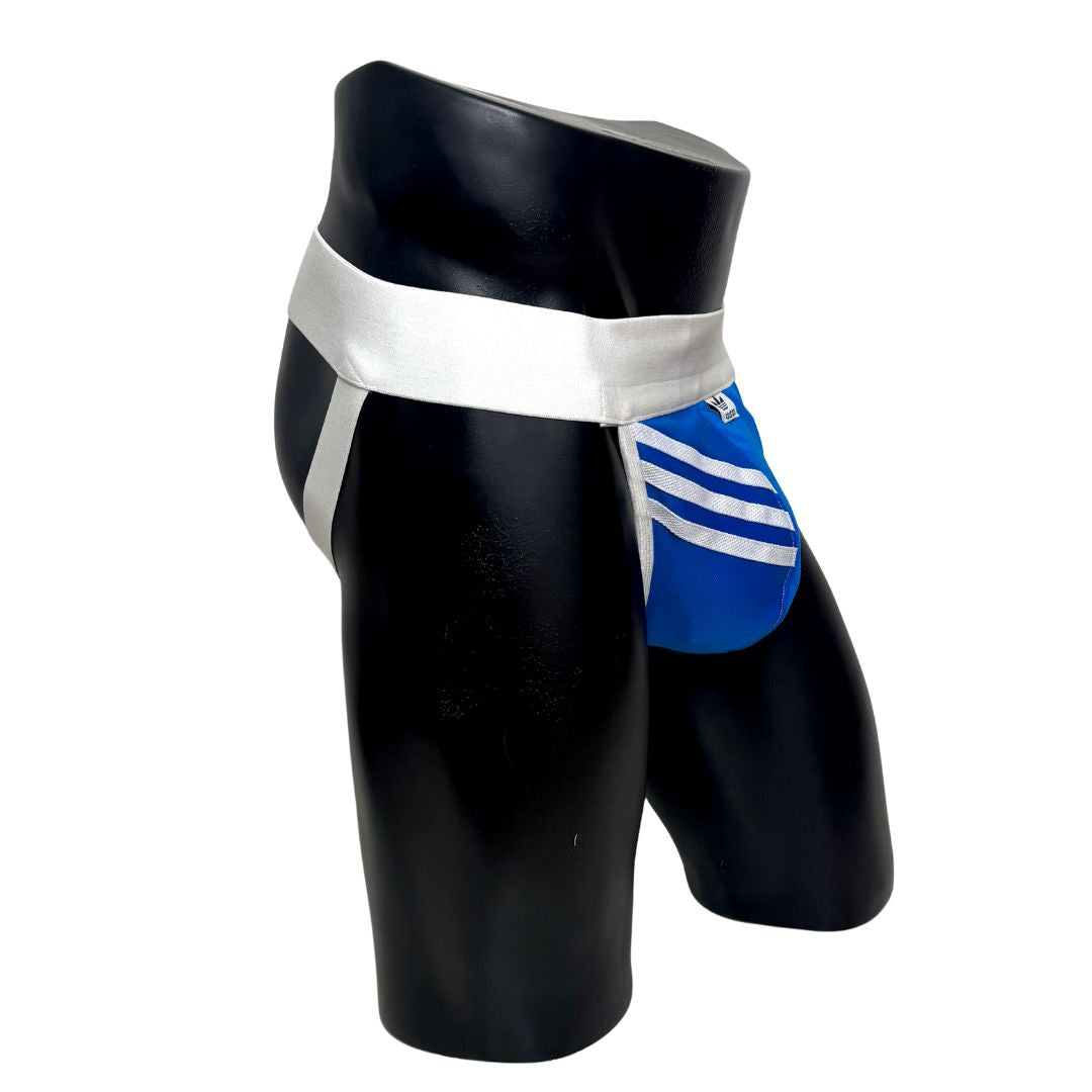 Adidas 3 Stripes Royal Blue Pocket Jockstrap/Thong