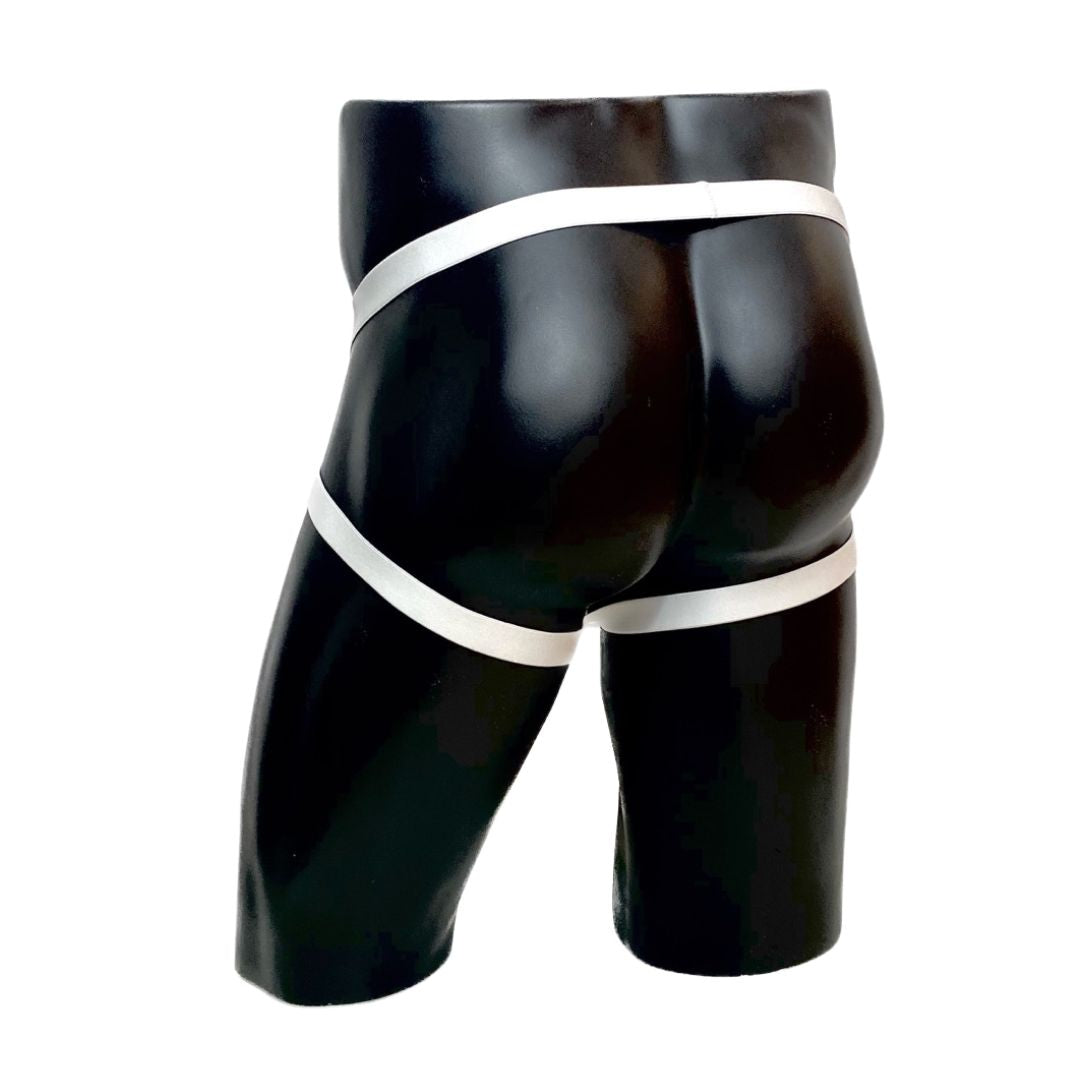 Adidas Originals White Socks Jockstrap/Thong 2.0