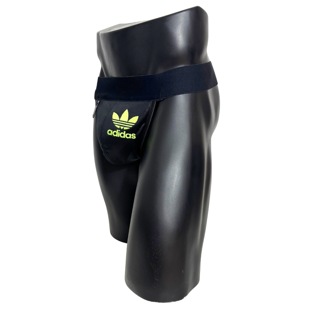 Adidas Chile 62 Neon Green Originals Logo Jockstrap/Thong