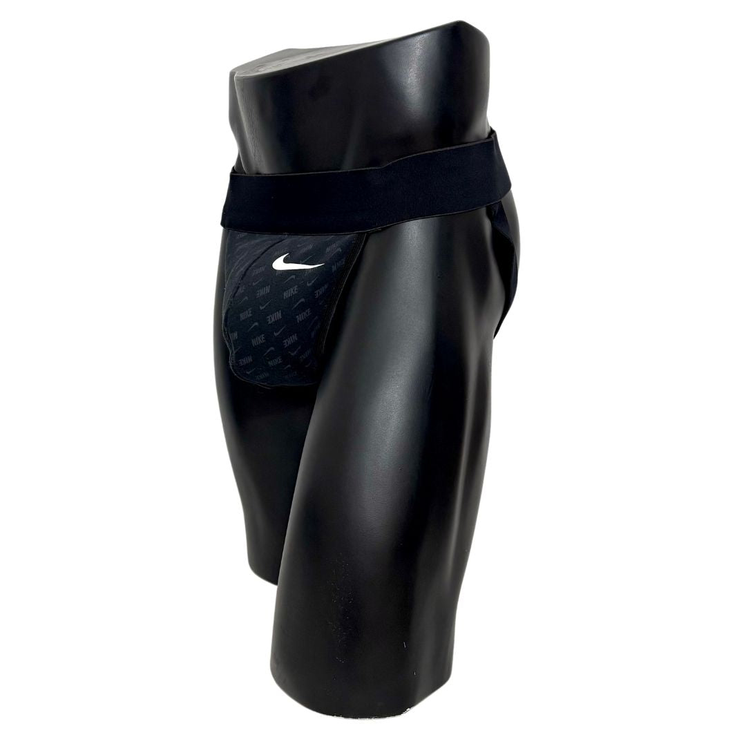 Nike Black Logo Pattern Jockstrap/Thong