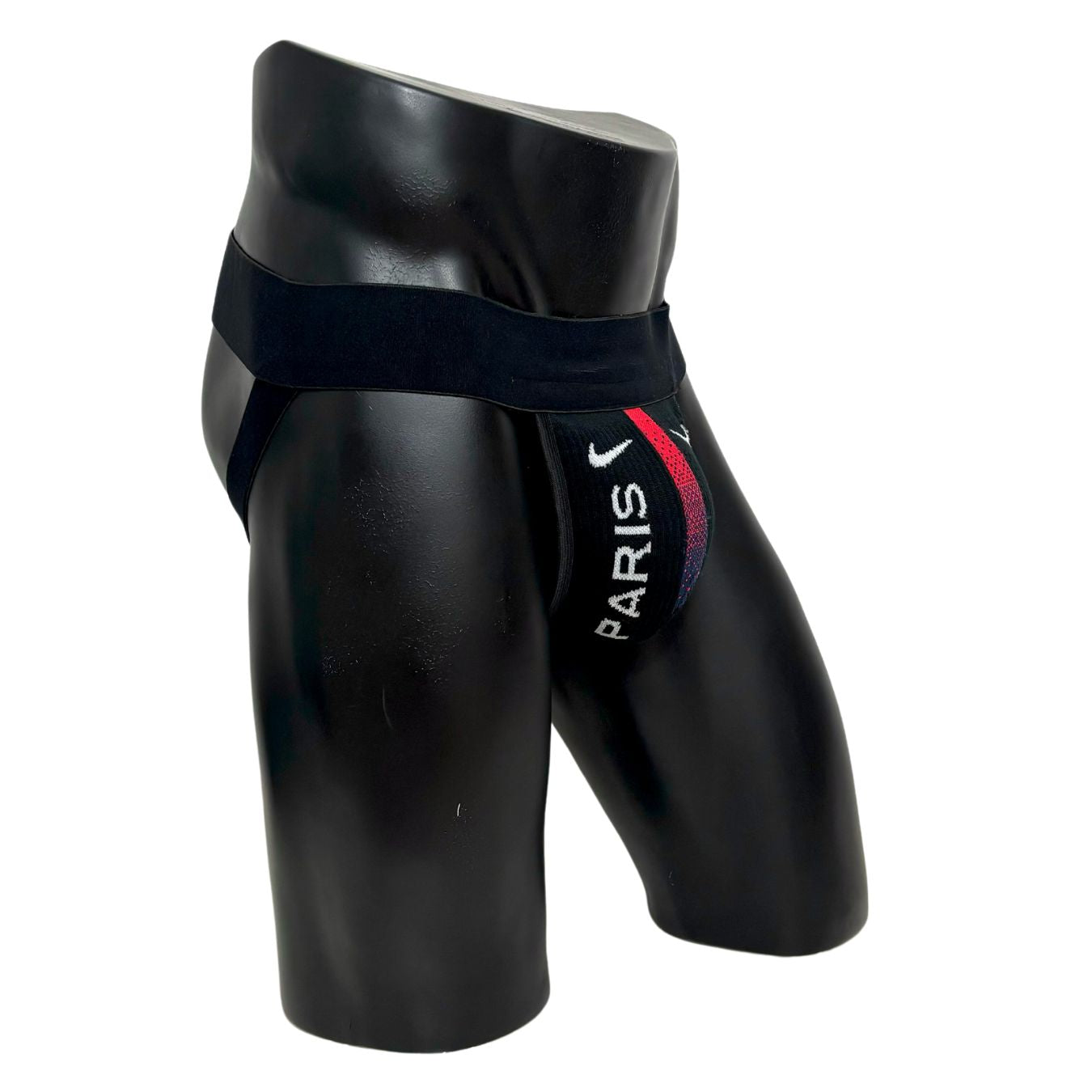 Nike Soccer Paris Black Socks Jockstrap/Thong