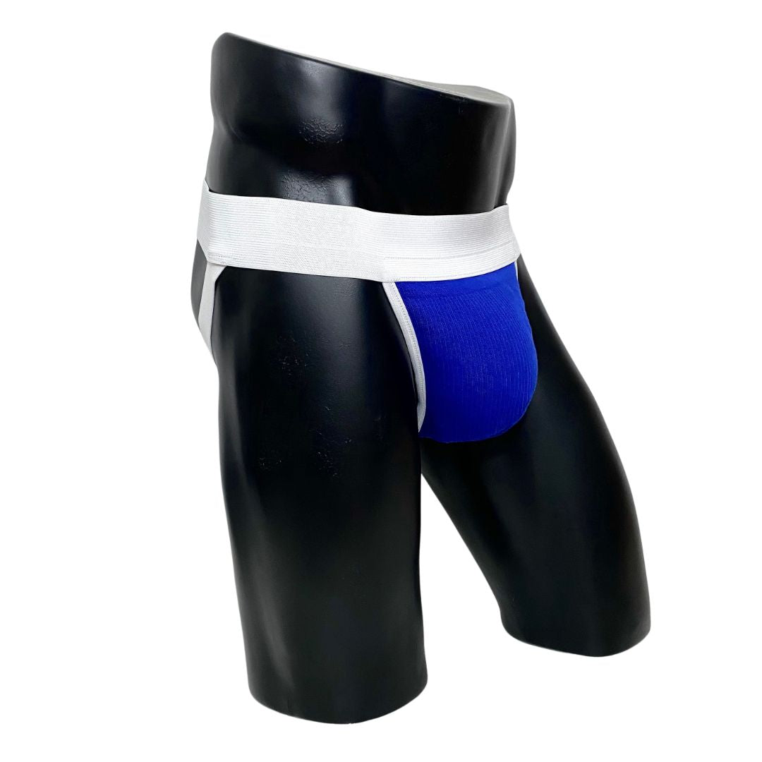 Adidas Sport Blue Socks Jockstrap/Thong