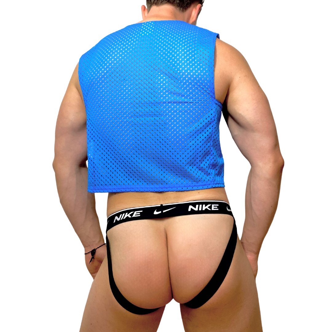 Nike Blue Mesh Look