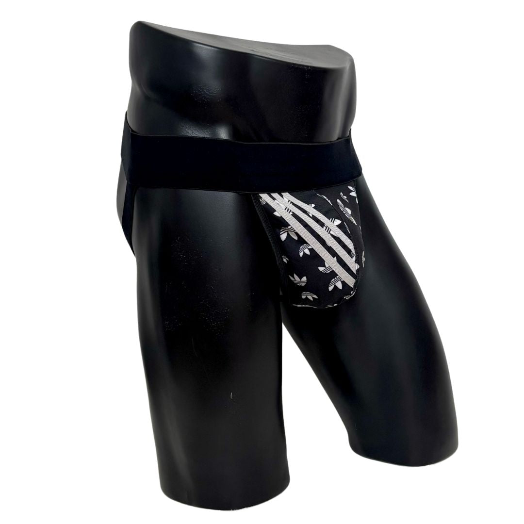 Adidas Originals All Over Logo Print Jockstrap/Thong