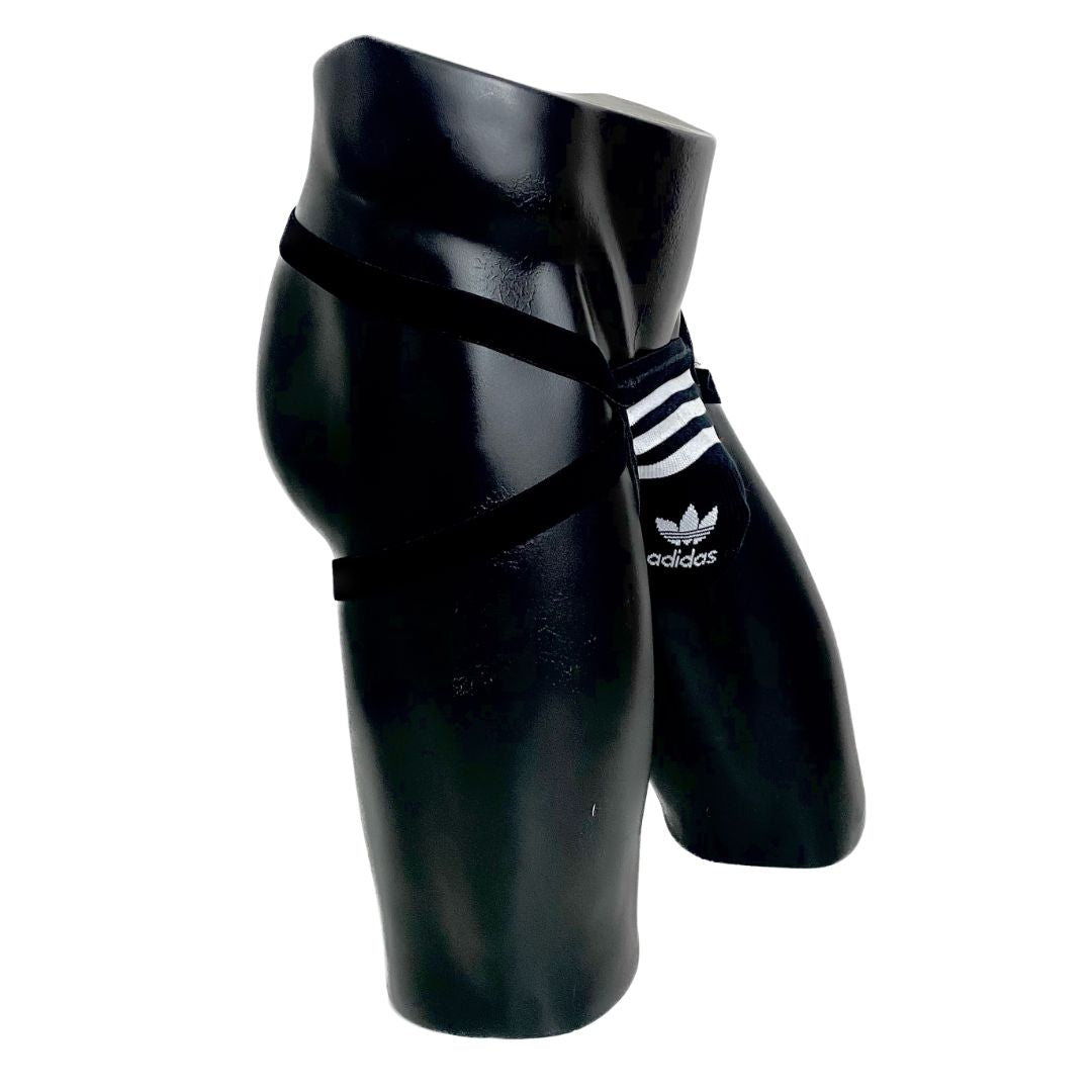 Adidas Originals Black Socks Jockstrap/Thong 2.0
