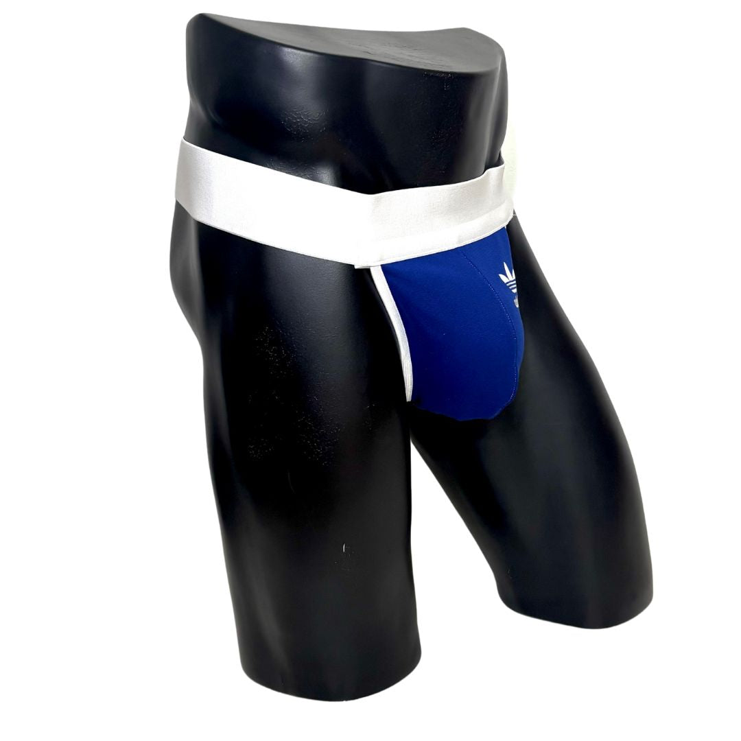 Adidas Logo Dark Blue Jockstrap/Thong