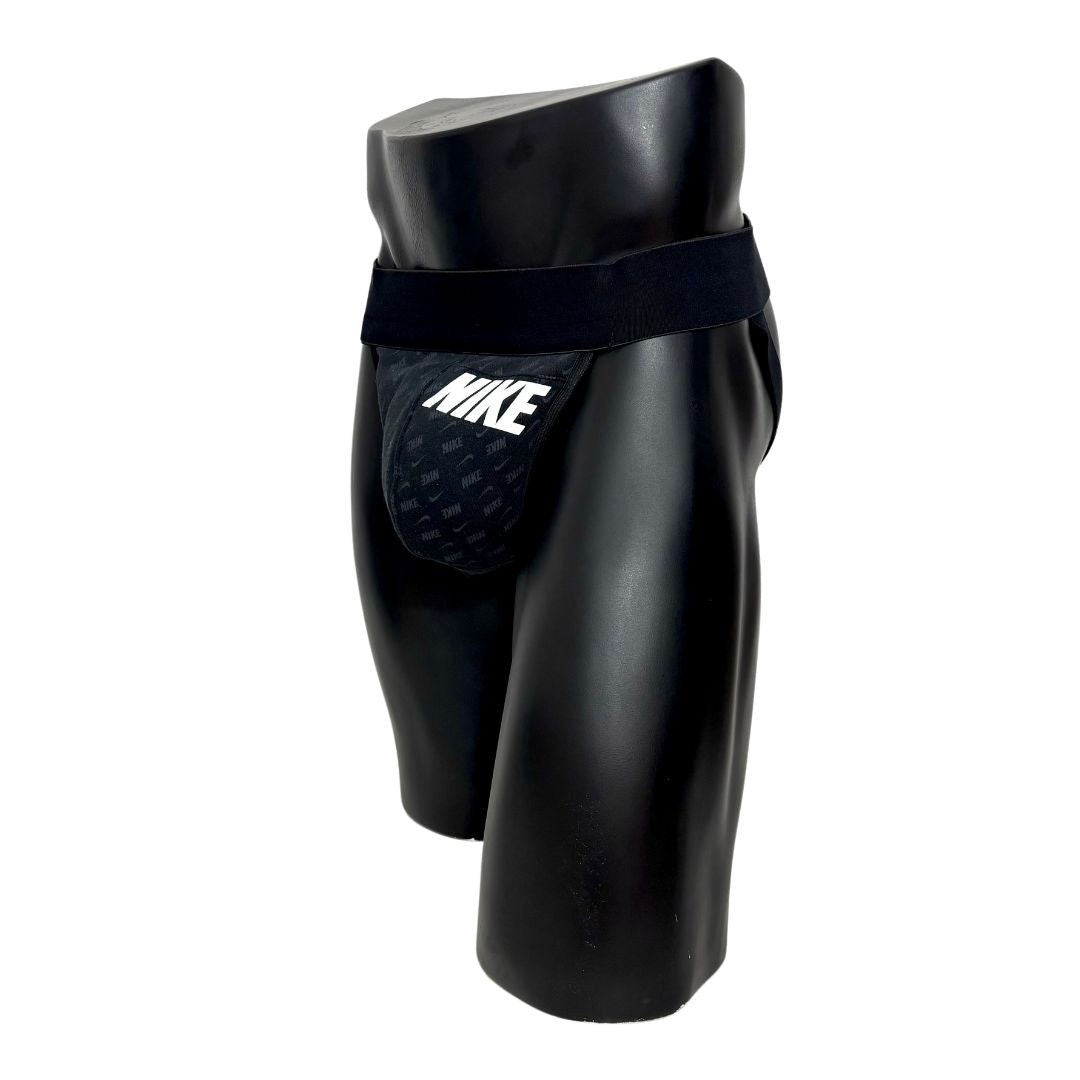 Nike Black Logo Pattern Jockstrap/Thong 2.0