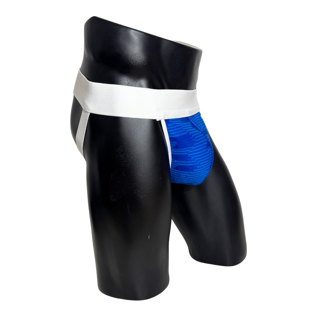 Adidas Sport Side Logo Royal Blue Jockstrap/Thong