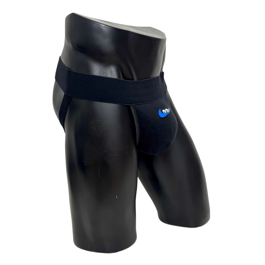 Nike Retro Eyes & Blue Swoosh Socks Jockstrap/Thong