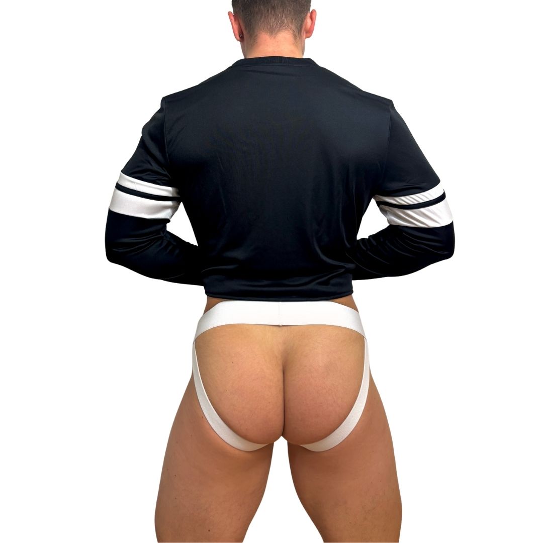 Adidas Neo Long Sleeve Black Crop Top Look