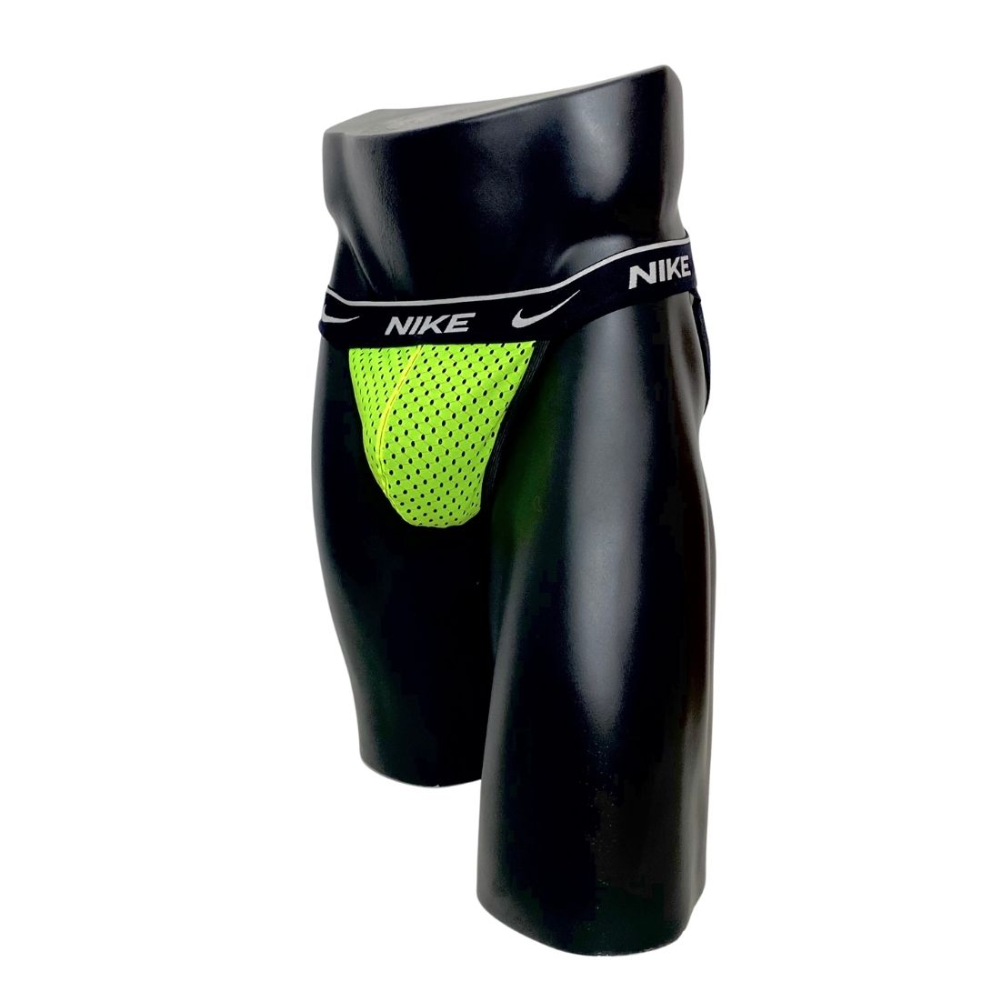 Nike Neon Green Mesh Jockstrap/Thong
