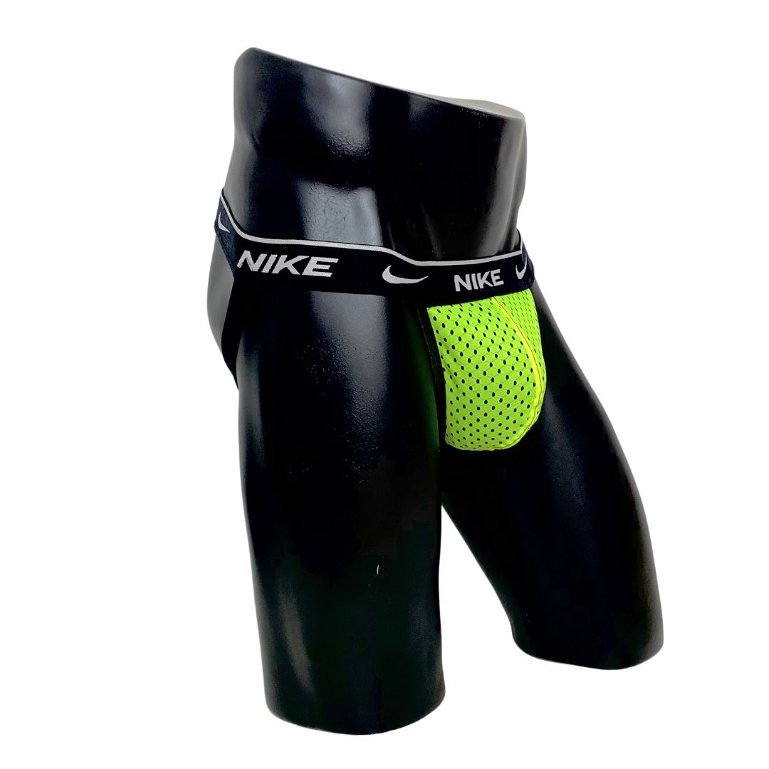 Nike Neon Green Mesh Jockstrap/Thong