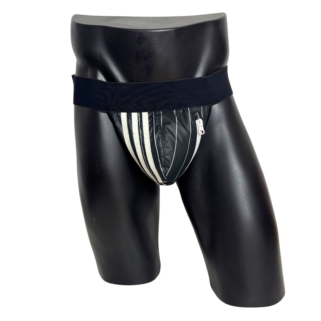 Adidas 3 Stripes Black Pocket Jockstrap/Thong 2.0